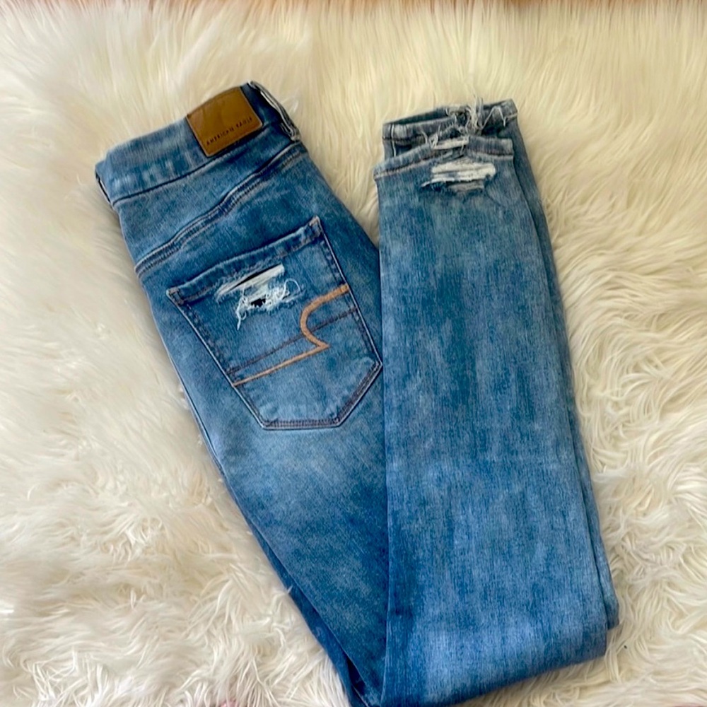 American Eagle Outfitters Classic Blue Jeggings
